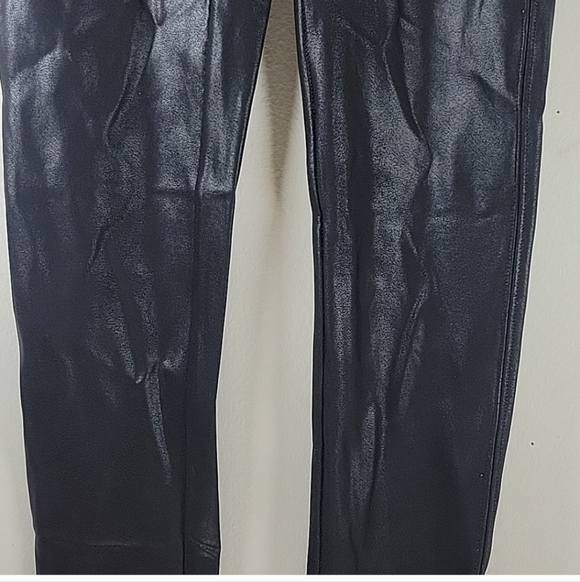 SPANX FAUX LEATHER Leggings Size S - Picture 10 of 10